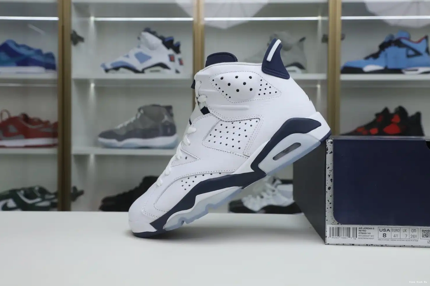 Kimikick JORDAN 6 AIR NAVY MIDNIGHT 0731